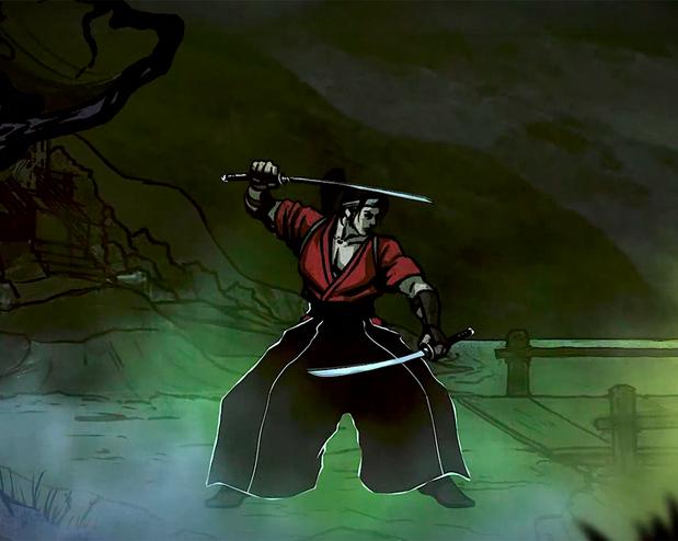 Приключенческий beat'em up с катанами Musashi vs Cthulhu вышел в Steam